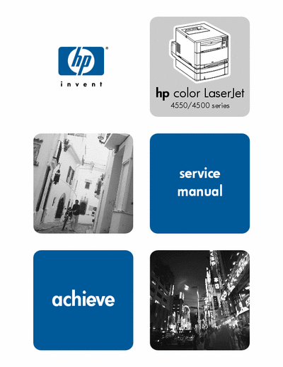 HP LaserJet 4550 HP Color LaserJet 4550/4550N/4550DN/
4550HDN Printer and HP Color LaserJet 4500/
4500 N/4500 DN Printer - 
Service Manual Full